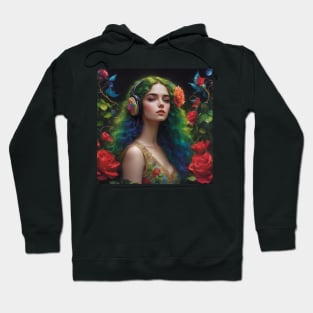 ferry in flowers Hoodie